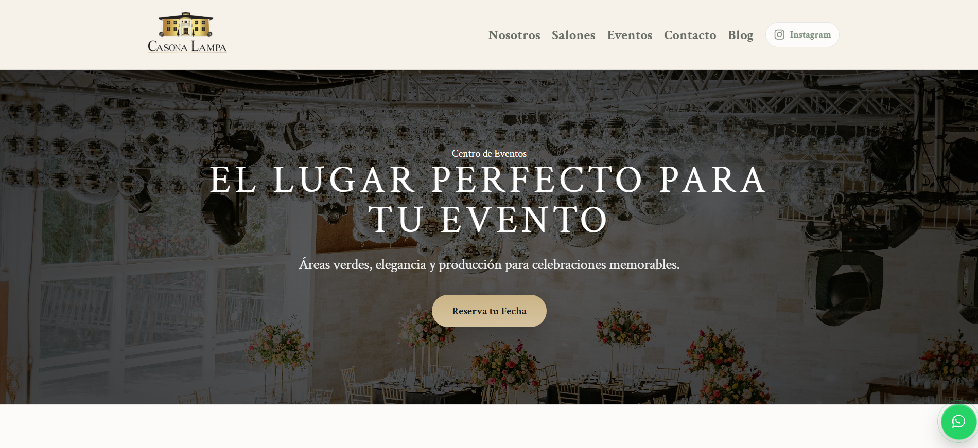 Proyecto de eventos con presencia digital premium y narrativa visual más clara
