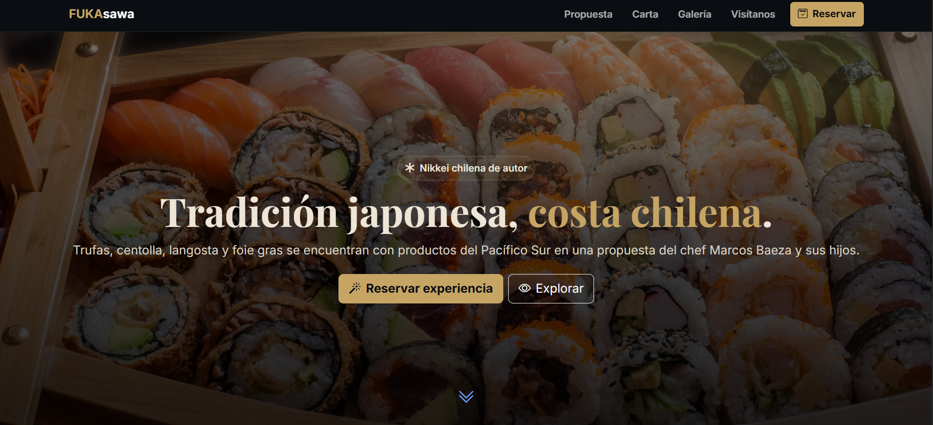 Fukasawa — Demo restaurante Nikkei