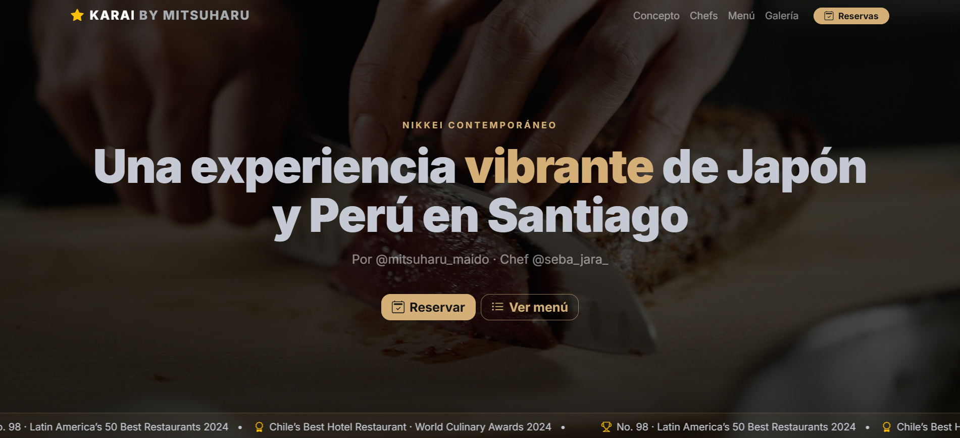 Karai by Mitsuharu — Demo gastronómico